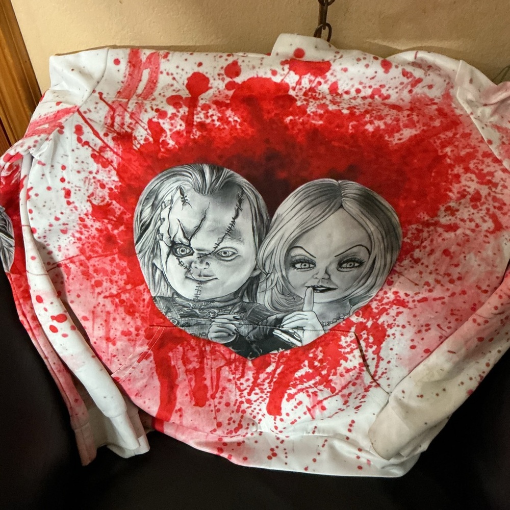 Horror Graphic Long Sleeve Shirt